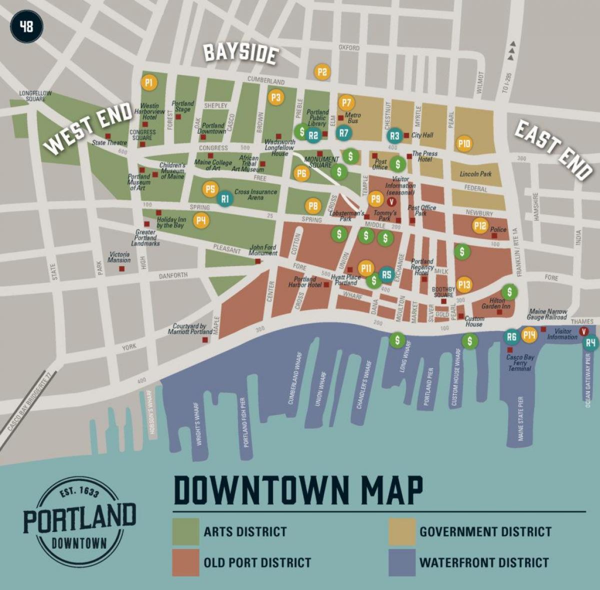 mapa aplikacja Portland
