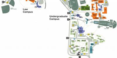 Mapa uczelni Lewisa i Clarka